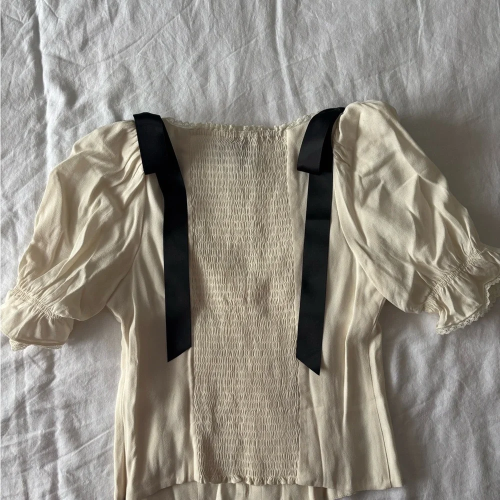 Reformation Inara Top in Gossamer